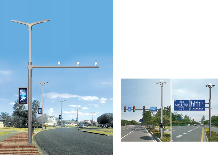 High-mast solar lighting