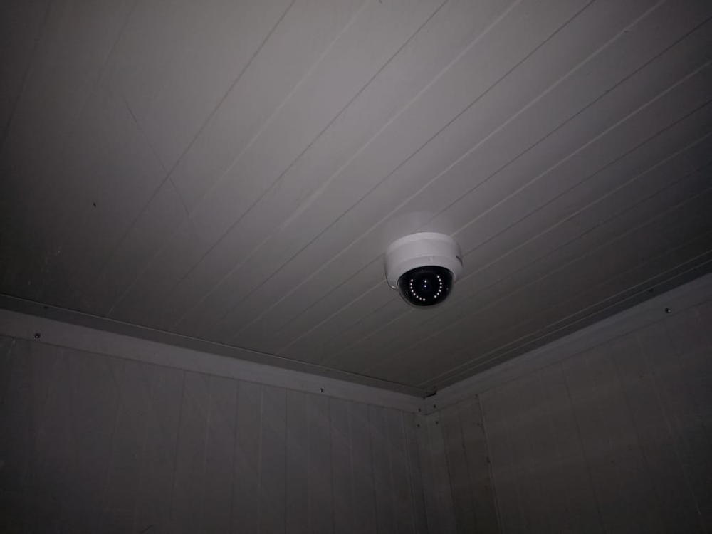 Interior dome camera installation