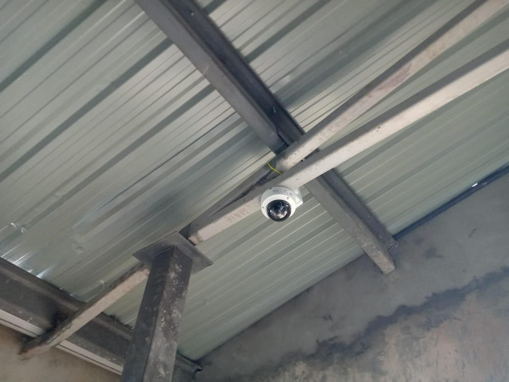 Roof-line camera — wide-area coverage